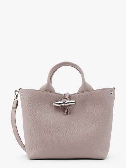 LONGCHAMP PARIS Le Roseau Leather Shoulder Bag