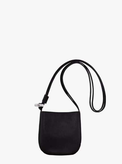 LONGCHAMP PARIS Le Roseau Leather Shoulder Bag