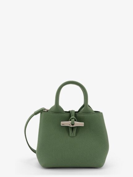 LONGCHAMP PARIS Le Roseau Leather Shoulder Bag