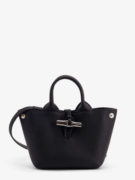 LONGCHAMP PARIS Le Roseau Leather Shoulder Bag