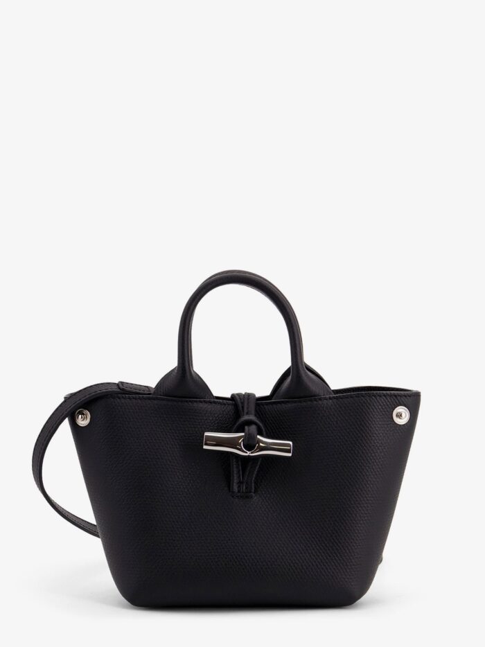 LONGCHAMP PARIS Le Roseau Leather Shoulder Bag