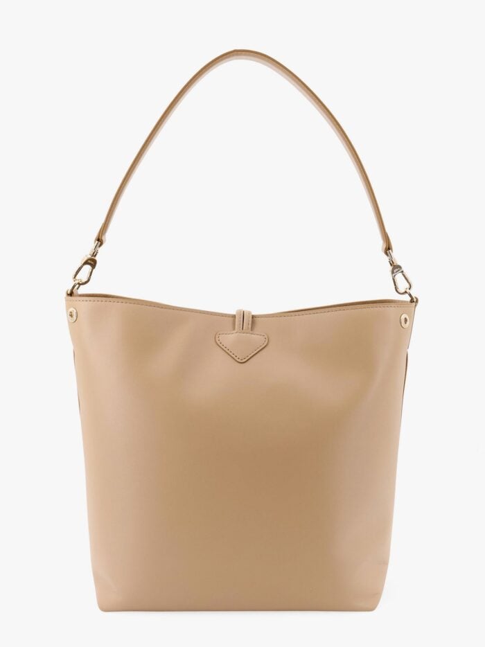 LONGCHAMP PARIS Le Roseau M Leather Bucket Bag With Bamboo Hook