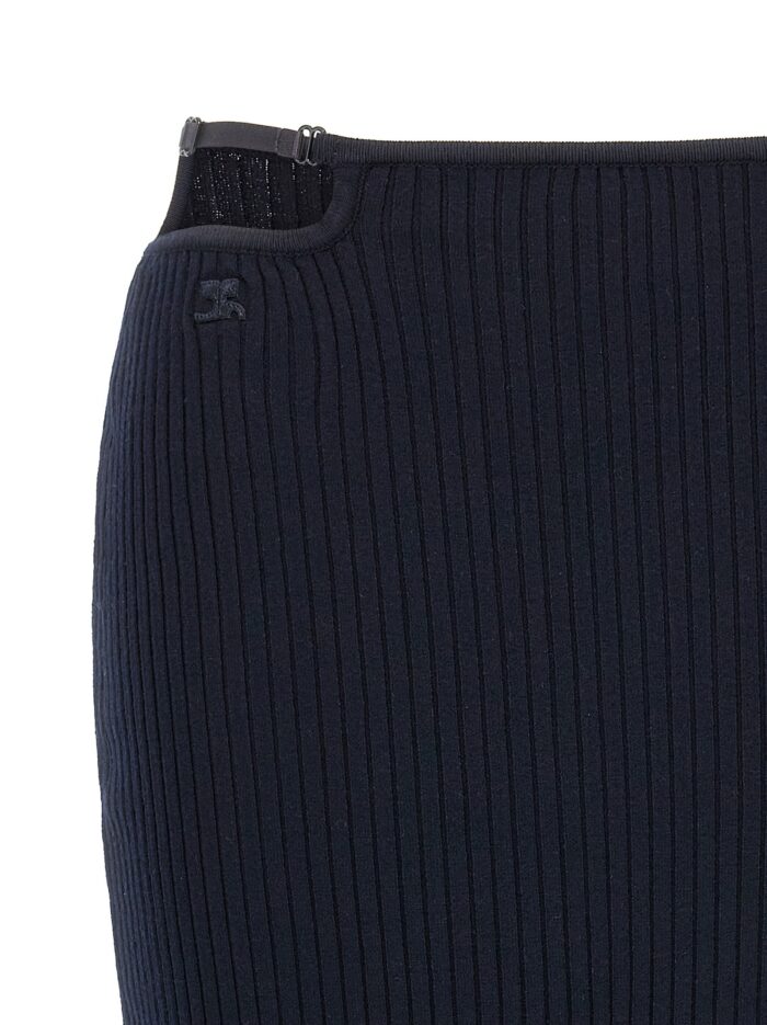 COURREGES 'Loop Rib Knit' Skirt