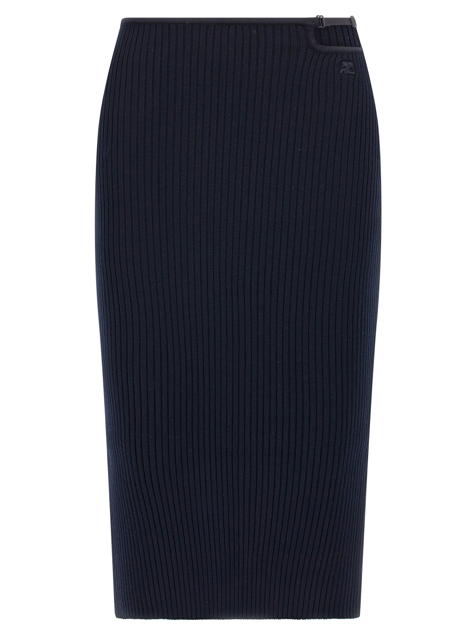 COURREGES 'Loop Rib Knit' Skirt