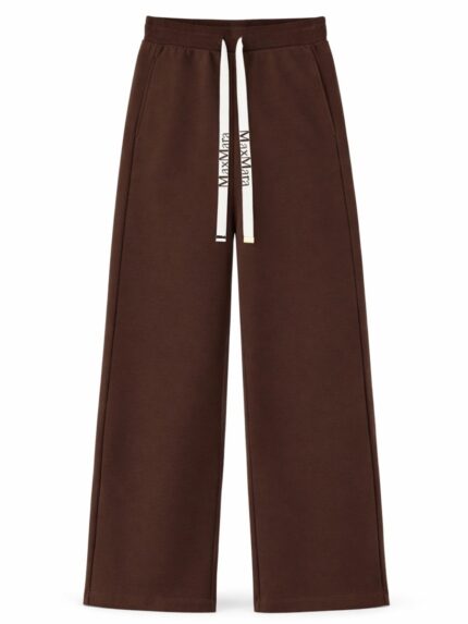 S MAX MARA LOOSE-FITTING COTTON JERSEY PANTS