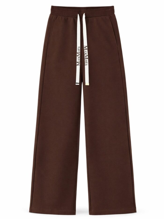 S MAX MARA LOOSE-FITTING COTTON JERSEY PANTS