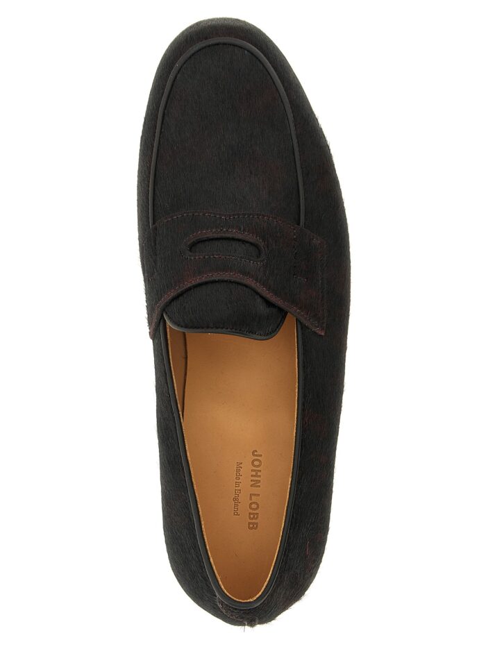 JOHN LOBB 'Lopez Bristle Hide' Loafers