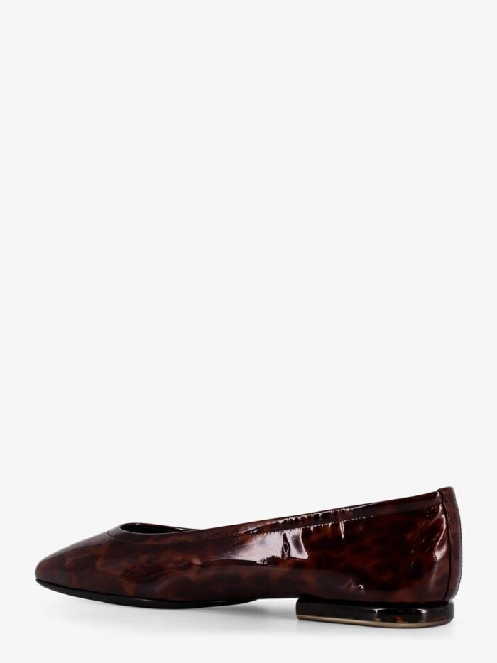 LORO PIANA Animalier Patent Leather Ballerinas