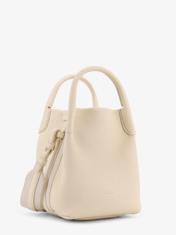 LORO PIANA Bale Micro Leather Bucket Bag