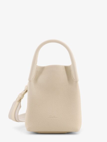 LORO PIANA Bale Micro Leather Bucket Bag