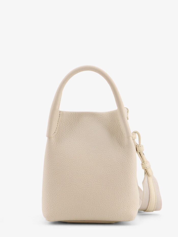 LORO PIANA Bale Micro Leather Bucket Bag