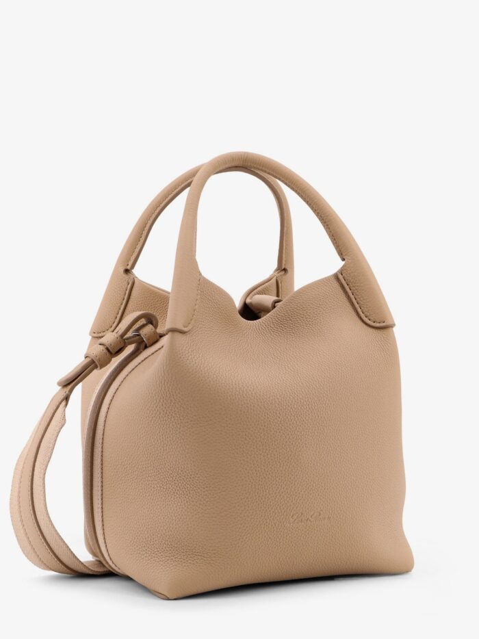 LORO PIANA Bale Small Leather Bucket Bag