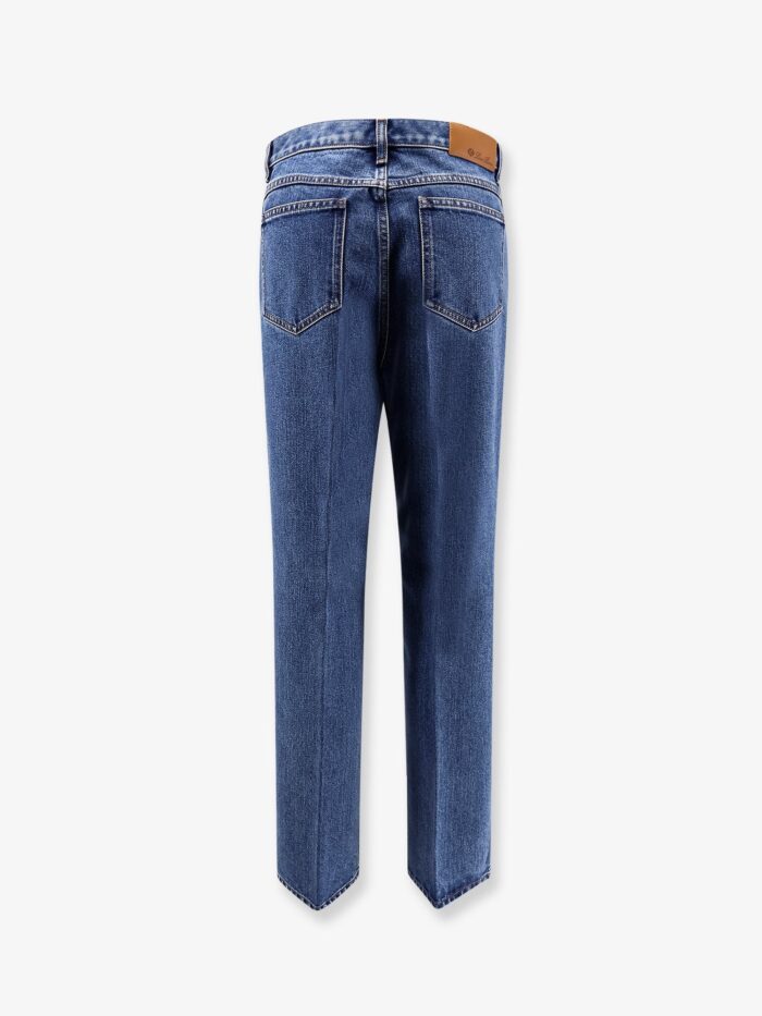 LORO PIANA Brooke Cotton And Silk Jeans