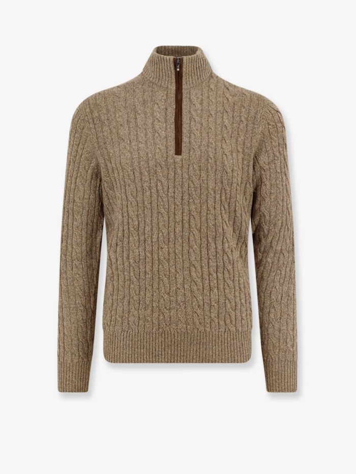 LORO PIANA Cashmere Sweater With Rib Knit