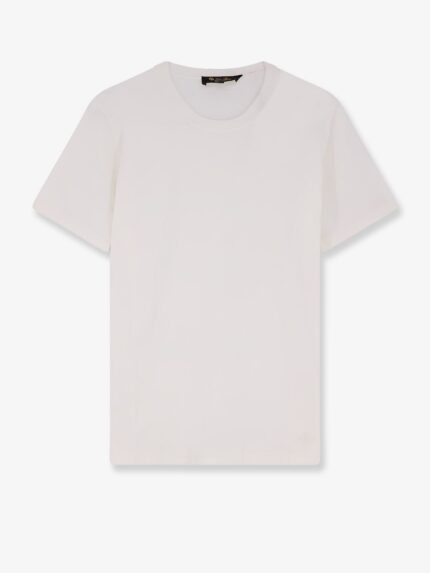 LORO PIANA Cotton Sweater With Ribbed Profiles