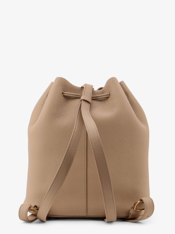 LORO PIANA Extra Drawstring L27 Leather Backpack