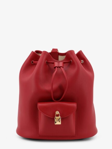 LORO PIANA Extra Drawstring L27 Leather Backpack