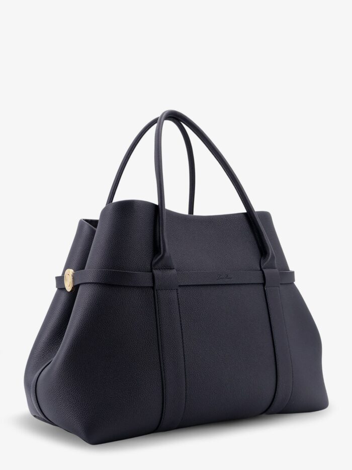 LORO PIANA Ghiera Shopper Large Leather Shopping Bag