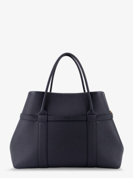 LORO PIANA Ghiera Shopper Large Leather Shopping Bag