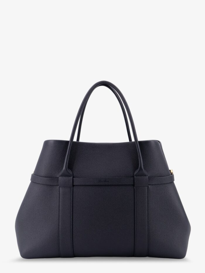 LORO PIANA Ghiera Shopper Large Leather Shopping Bag