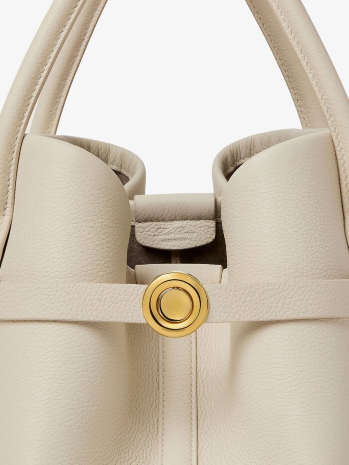 LORO PIANA Ghiera Shopper Leather Handbag