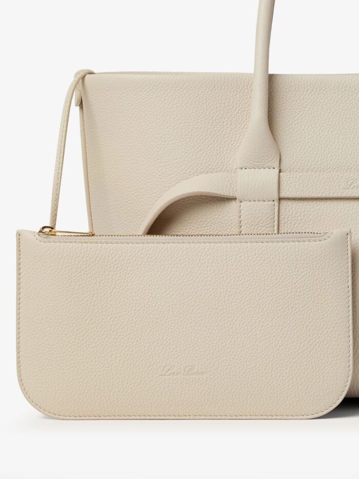 LORO PIANA Ghiera Shopper Leather Handbag