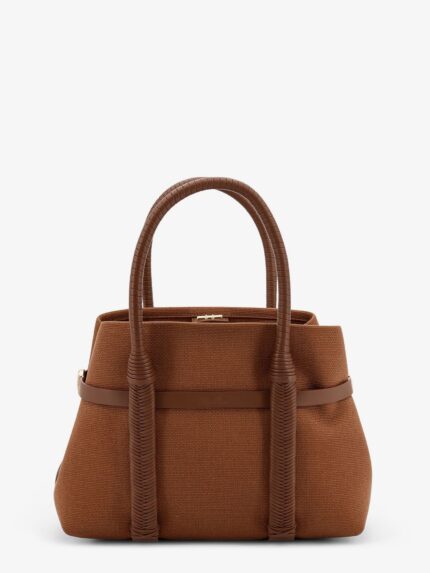 LORO PIANA Ghiera Shopper Small Canvas Handbag