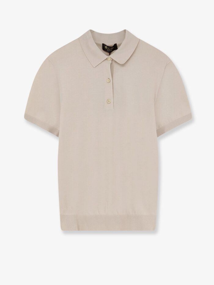 LORO PIANA Ice Wish Cotton Polo Shirt