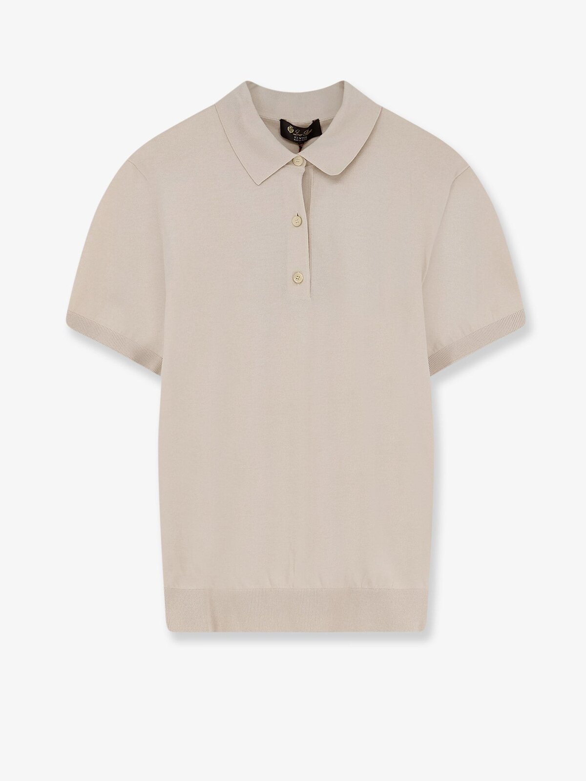 LORO PIANA Ice Wish Cotton Polo Shirt