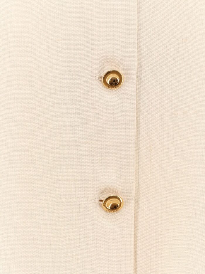 LORO PIANA Janice Silk Shirt With Buttons On The Back