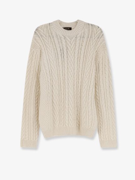 LORO PIANA Schooner Sweater In Cashmere And Abaca Blend
