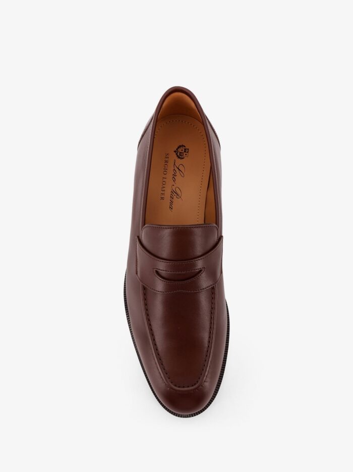 LORO PIANA Sergio Walk Leather Loafers