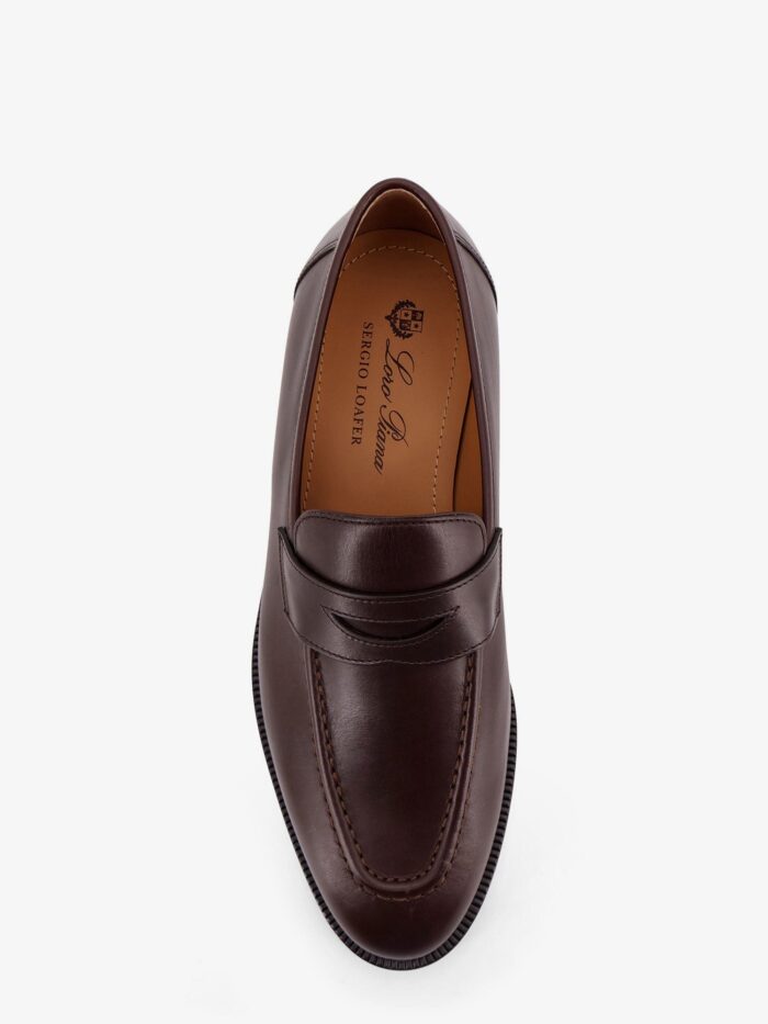 LORO PIANA Sergio Walk Leather Loafers