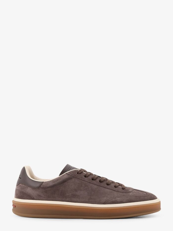 LORO PIANA Tennis Walk Low-top Suede Sneakers
