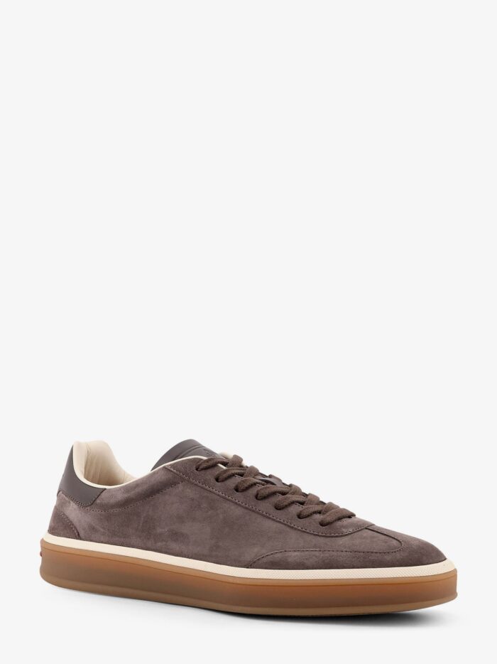 LORO PIANA Tennis Walk Low-top Suede Sneakers