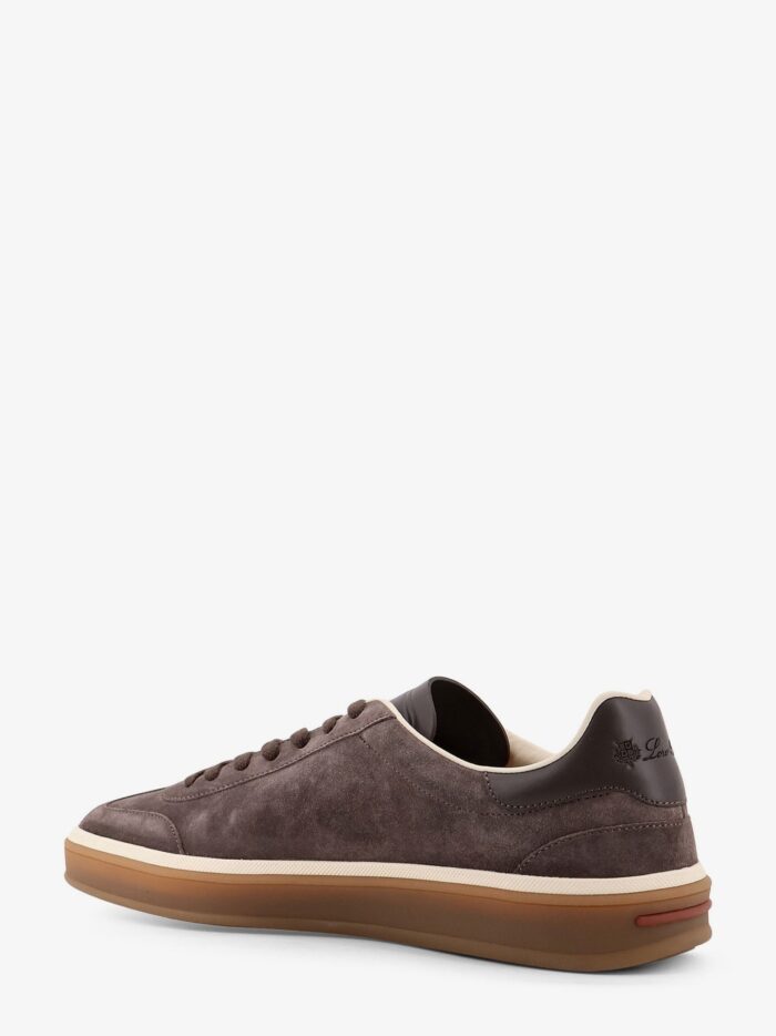 LORO PIANA Tennis Walk Low-top Suede Sneakers