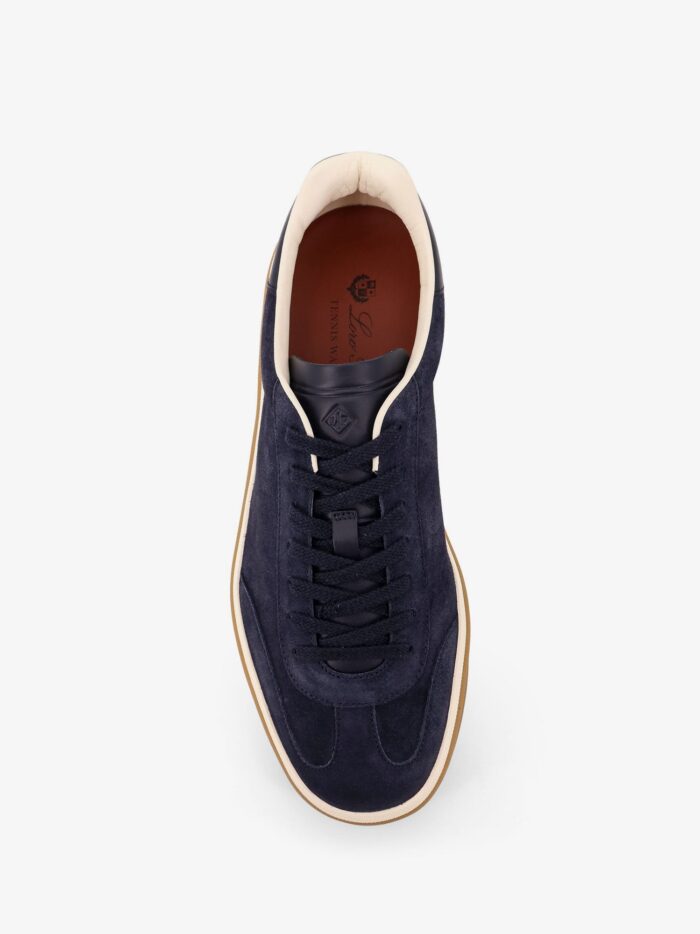 LORO PIANA Tennis Walk Low-top Suede Sneakers