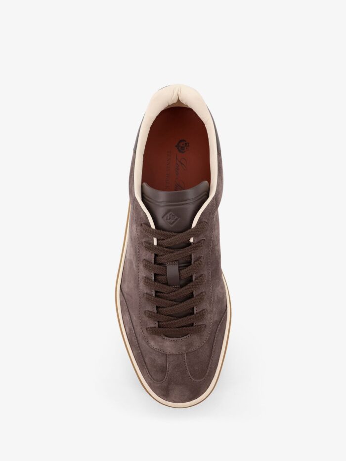 LORO PIANA Tennis Walk Low-top Suede Sneakers