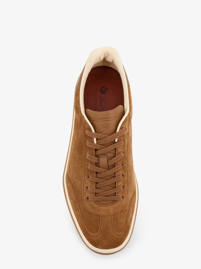 LORO PIANA Tennis Walk Suede Sneakers