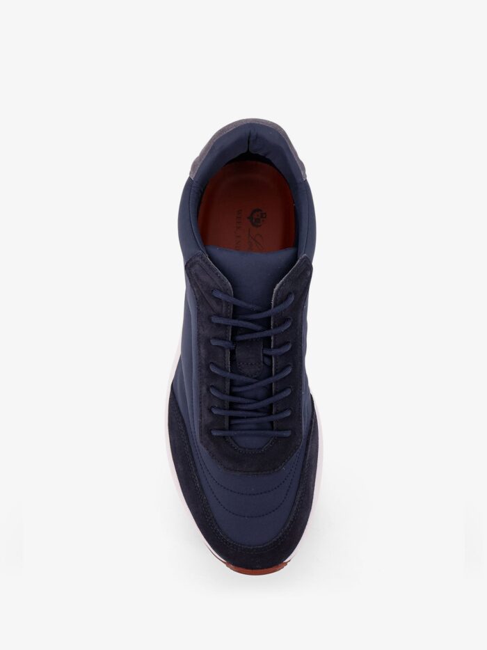 LORO PIANA Week End Evo Low-top Nylon And Suede Sneakers