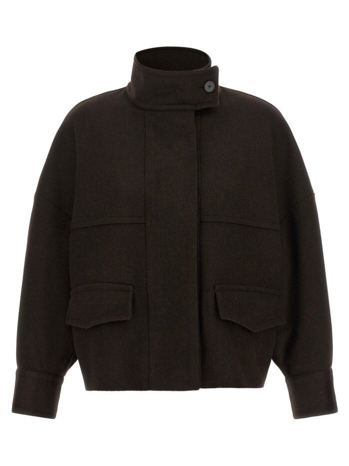 alberto biani 'loro piana' wool bomber jacket ALBERTO BIANI 'Loro Piana' Wool Bomber Jacket