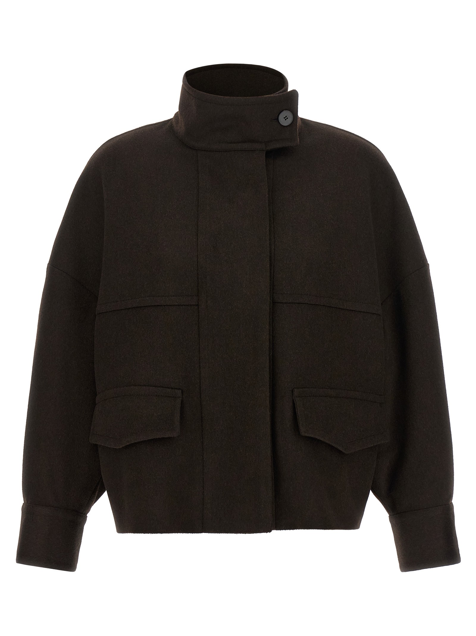 ALBERTO BIANI 'Loro Piana' Wool Bomber Jacket