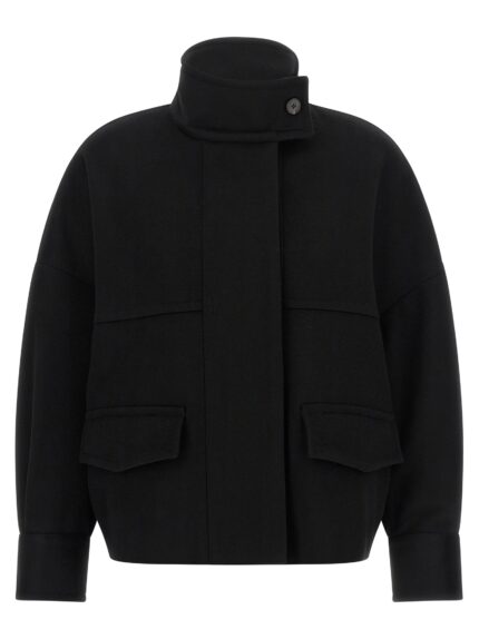 ALBERTO BIANI 'Loro Piana' Wool Bomber Jacket