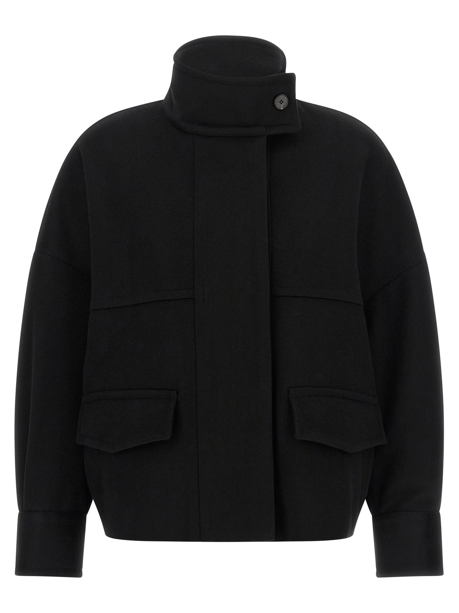 ALBERTO BIANI 'Loro Piana' Wool Bomber Jacket