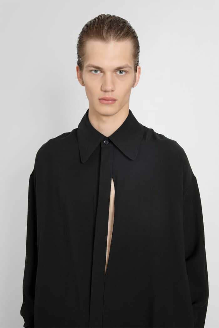 LOUIS GABRIEL NOUCHI Long Shirt With Signature Opening