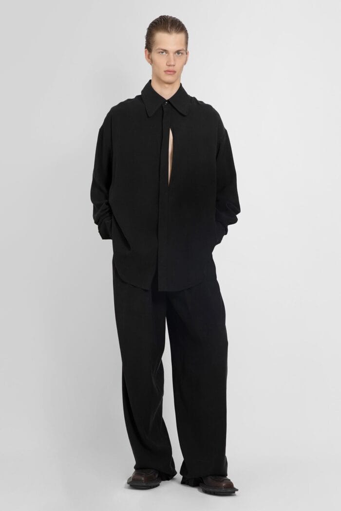 LOUIS GABRIEL NOUCHI Long Shirt With Signature Opening