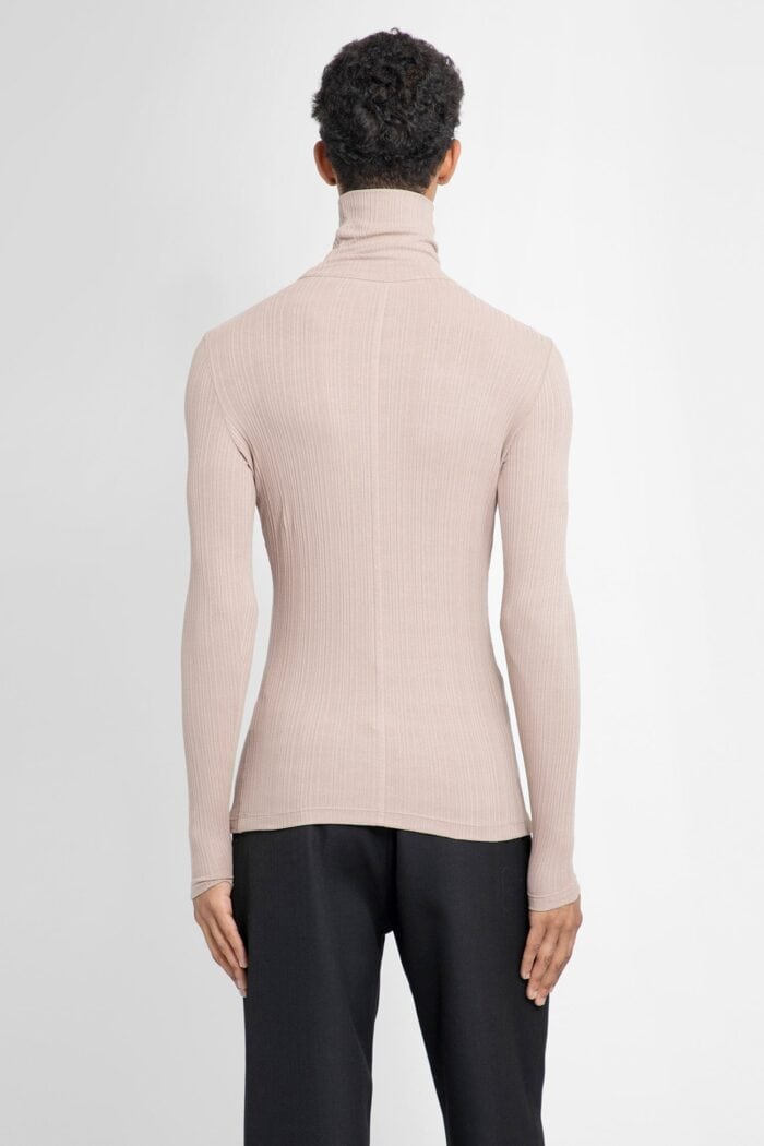 LOUIS GABRIEL NOUCHI Turtleneck Top With Signature Opening