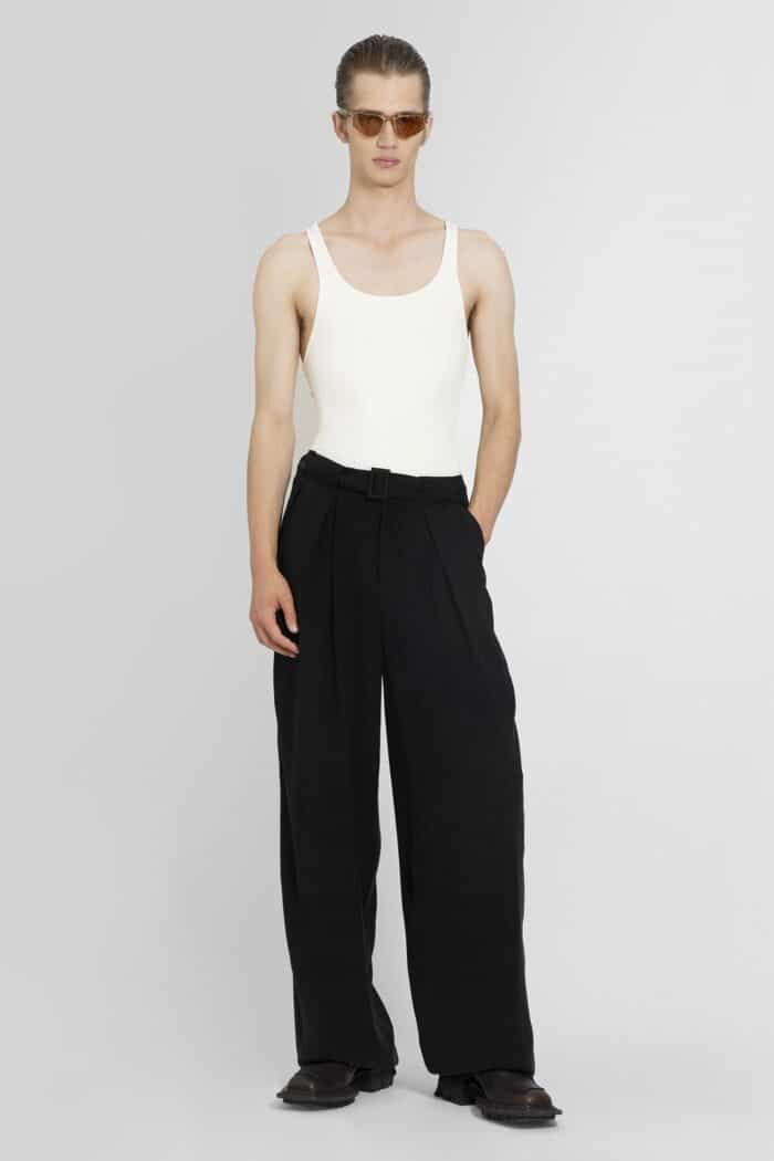 LOUIS GABRIEL NOUCHI Viscose Wide Summer Pants