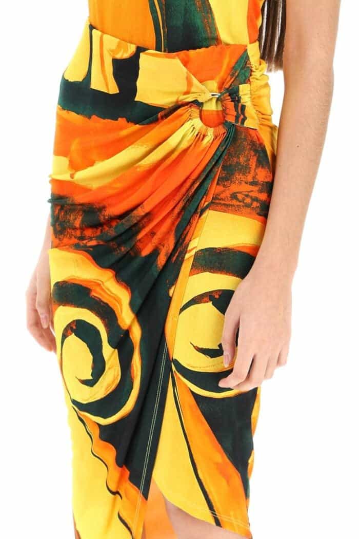 LOUISA BALLOU Coastline Midi Skirt