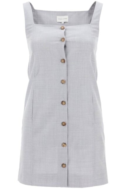 LOULOU STUDIO Buttoned Pinafore Dress